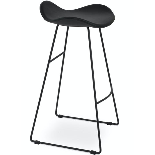 Falcon Wire Backless Metal Counter Stools Black - Your Bar Stools Canada