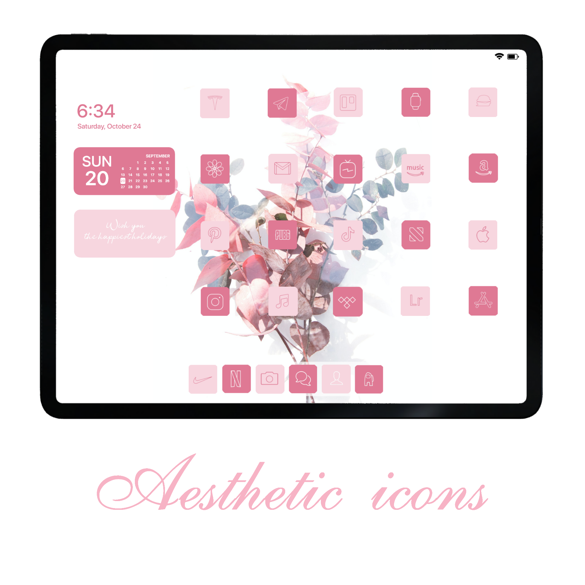 Cute Pink Ios14 App Icons Aestheticgirly