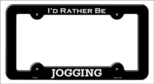 Hiking License Plate Frame