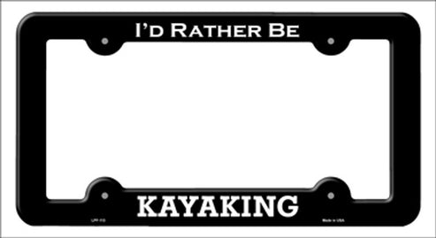 Hiking License Plate Frame