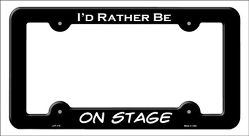 Hiking License Plate Frame