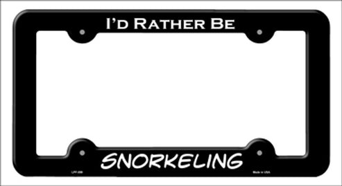 Sailing License Plate Frame