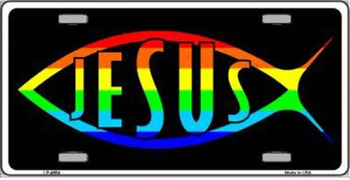 JESUS License Plate Frame