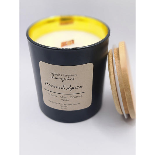 Cinnamon Sticks Luxury Coconut + Soy Wax Wood Wick Candle