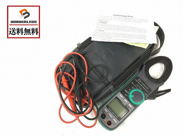 新しく着き 共立電気計器 負荷電流検出型クランプセンサ 500A φ40 MODEL 8125