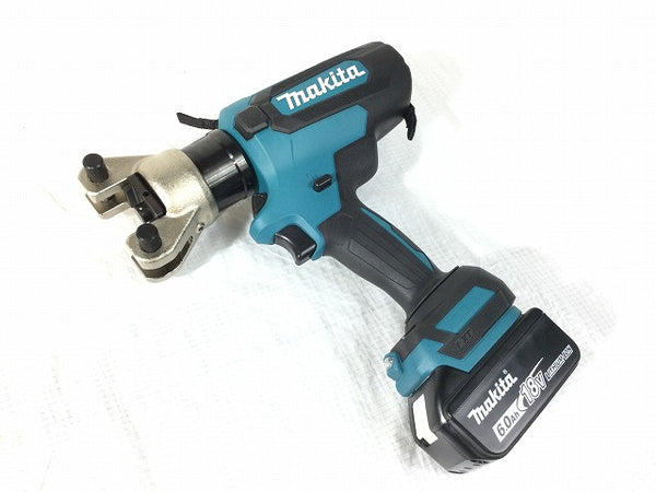 ☆未使用品☆ makita マキタ 18V 充電式圧着機 TC300DRG バッテリ（18V 6.0Ah）アタッチメント付き 充電器付き+ケース 66602