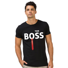 Load image into Gallery viewer, fanideaz Cotton Real Boss Printed Couple T Shirt
