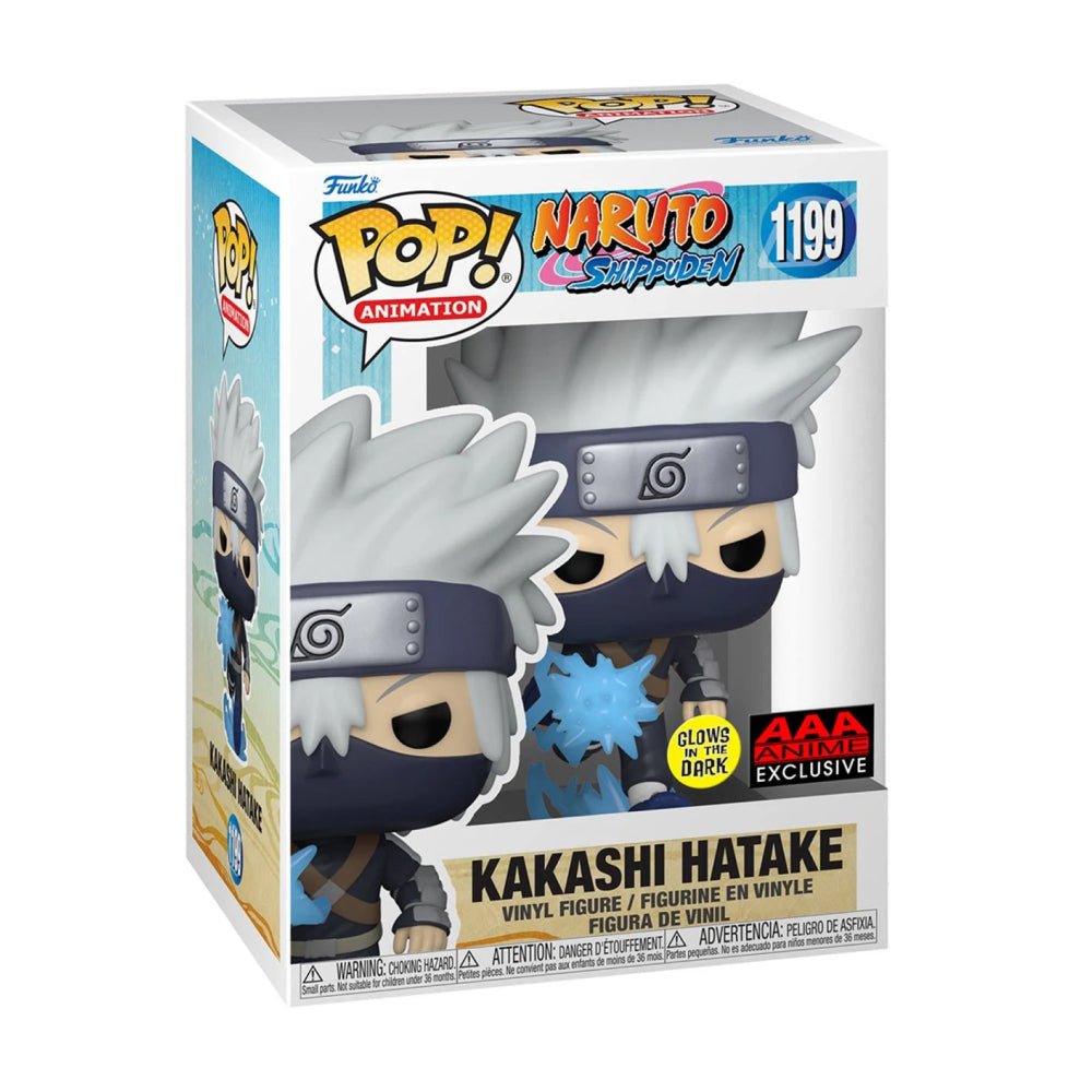 Kid Kakashi with Chidori | Naruto | AAA Anime Exclusive | Glow | Funko –  Pop Collectibles