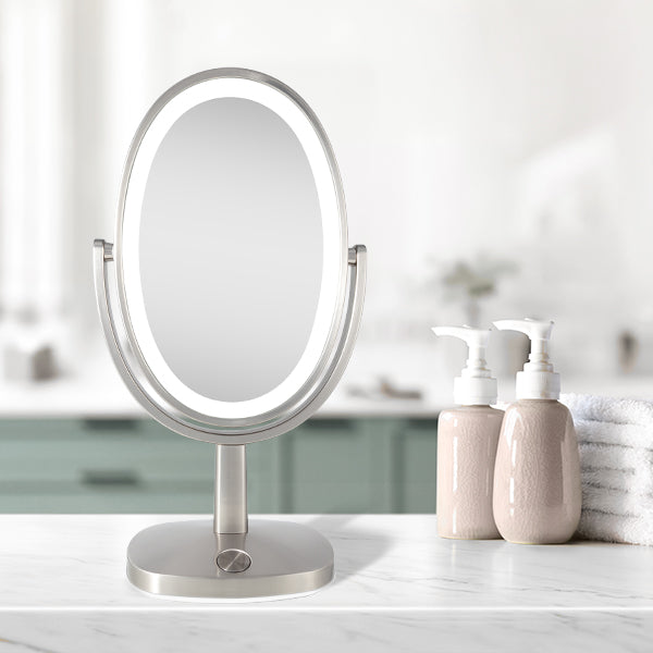 Zadro Newport LED Lighted Makeup Mirrors w/ Magnification  Touch Pad
