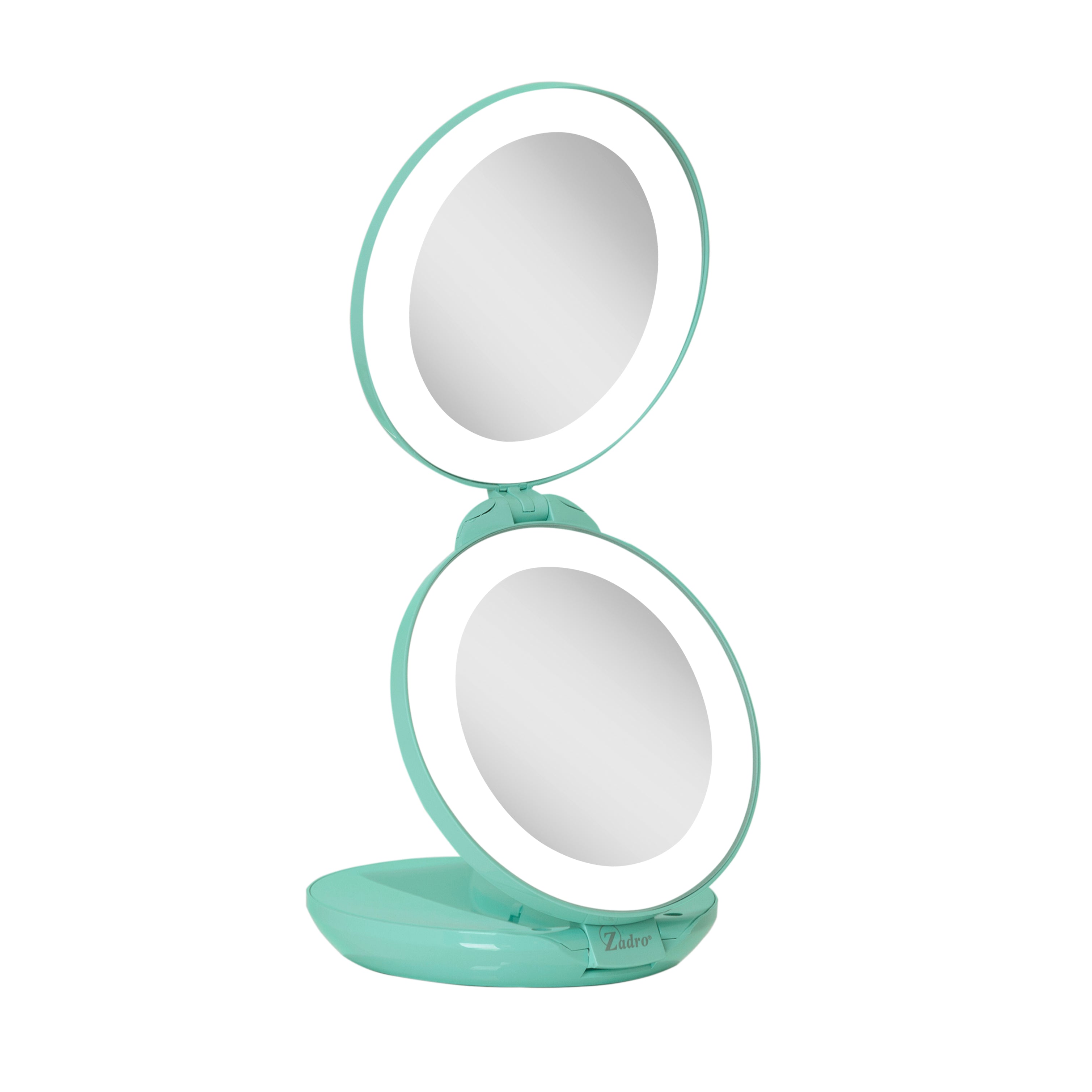 Lighted Travel Mirror with Magnification & Folding-to-Compact Discontinued Colors