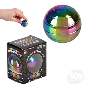 1.5" Rainbow Gyroscope Sphere - AkCrazyCollector