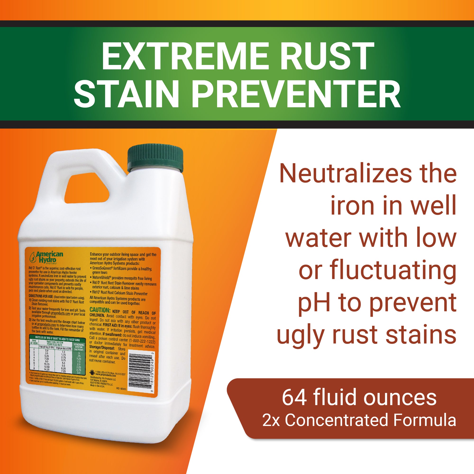 Rid-O-Rust® RR1 Concentrated Rust Preventer - Pro Products