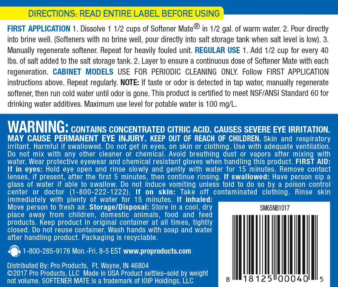 Pro Res Care Water Softener Resin Cleaner - Free Canada Shipping - Water  eStore CA