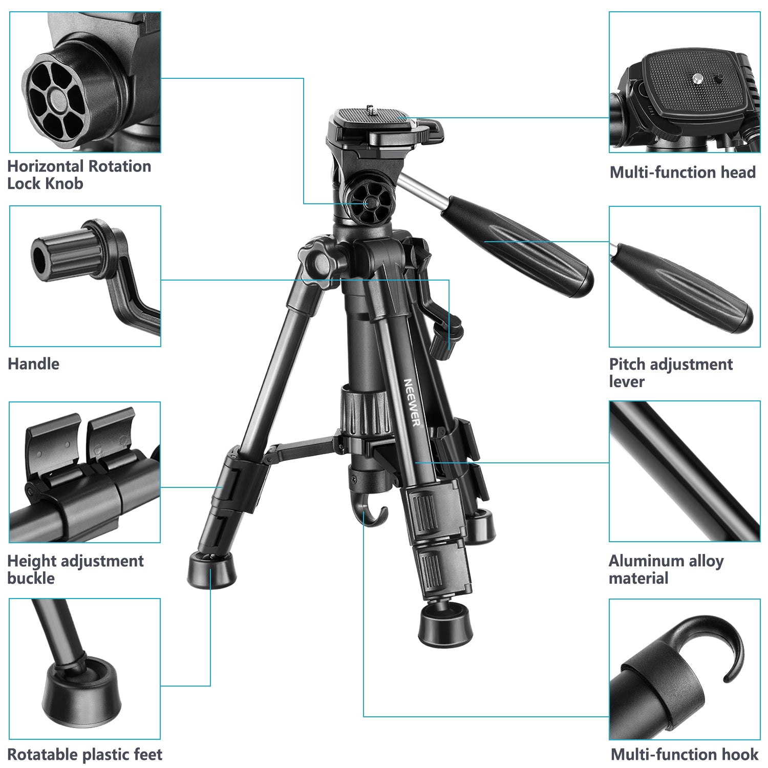 NEEWER 7.9'' Desktop Mini Tripod - NEEWER – NEEWER.EU