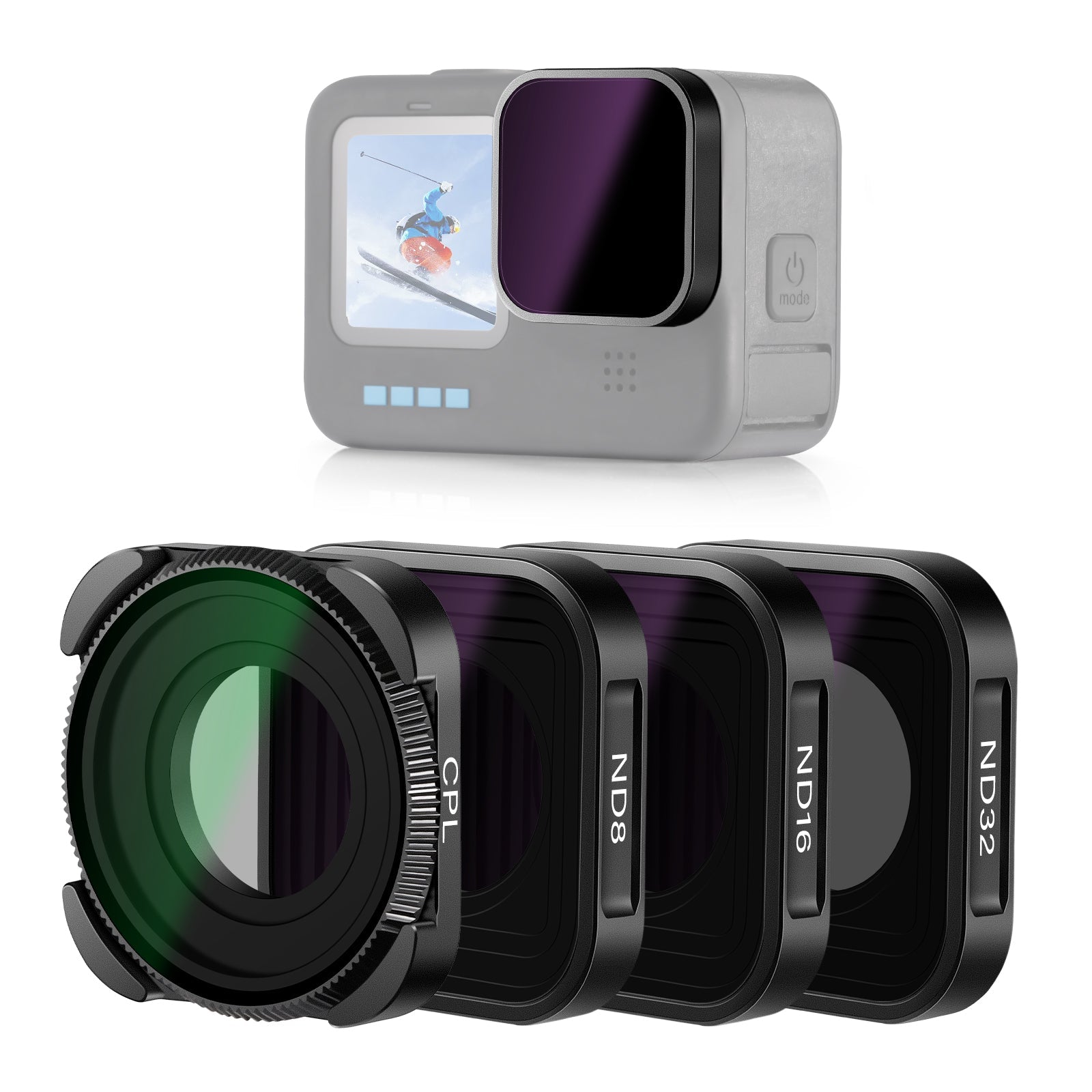 Achetez Verre Optique CPL Polarisation Filtrant Lens Protector Camera  Filtre Accessoires Pour GoPro Hero 9 Black de Chine
