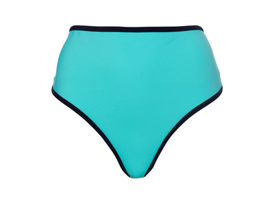 Pixel Meeseeks Teal Hi Rise Bikini Bottom - Maison Pixel