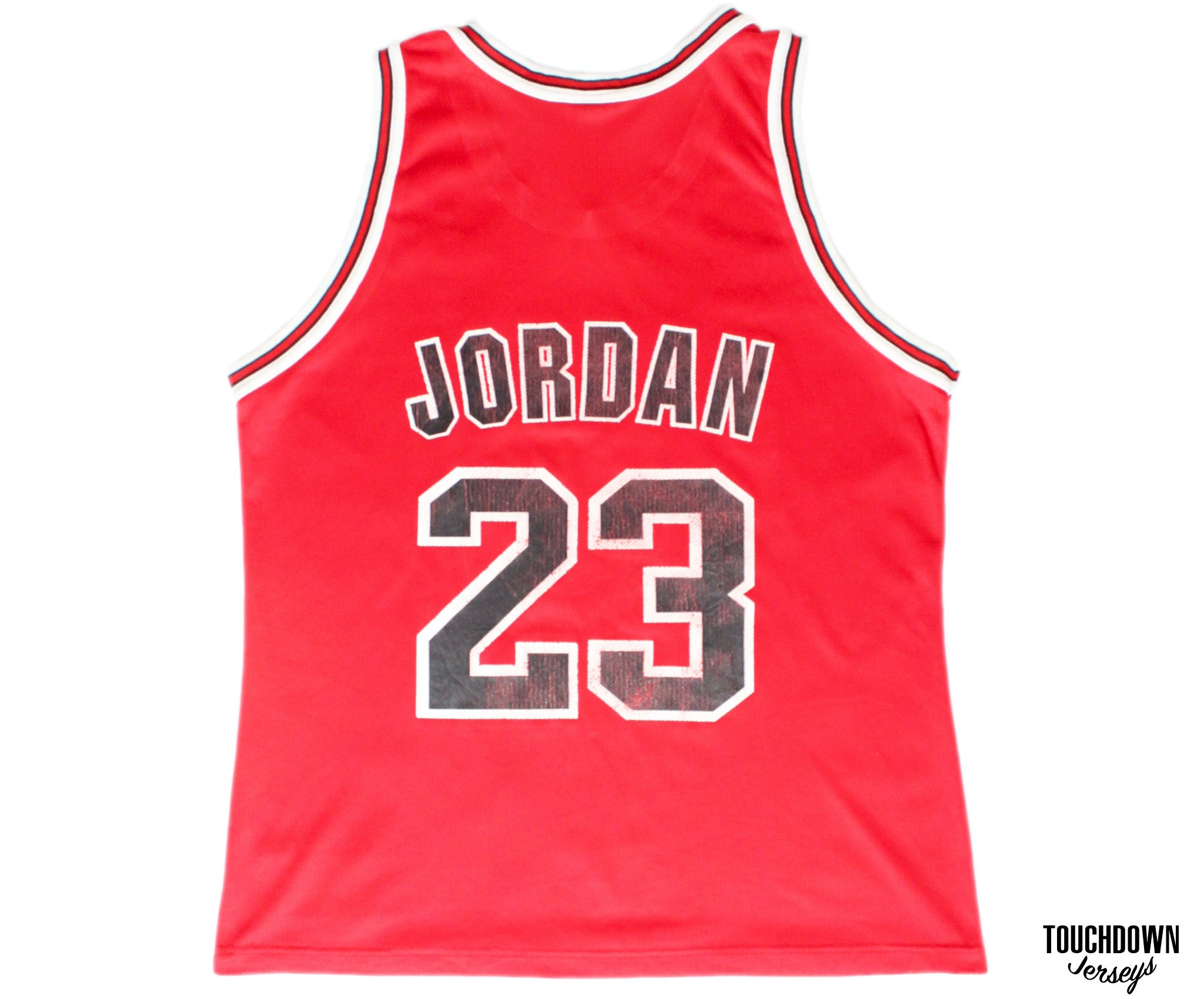 Chicago 1995-96 Away Basketball Jersey Jordan #23 (L) – Touchdown