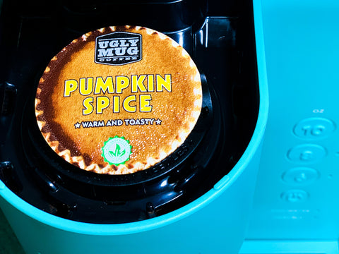 Pumpkin Spice Ugly Cup in Keurig Machine