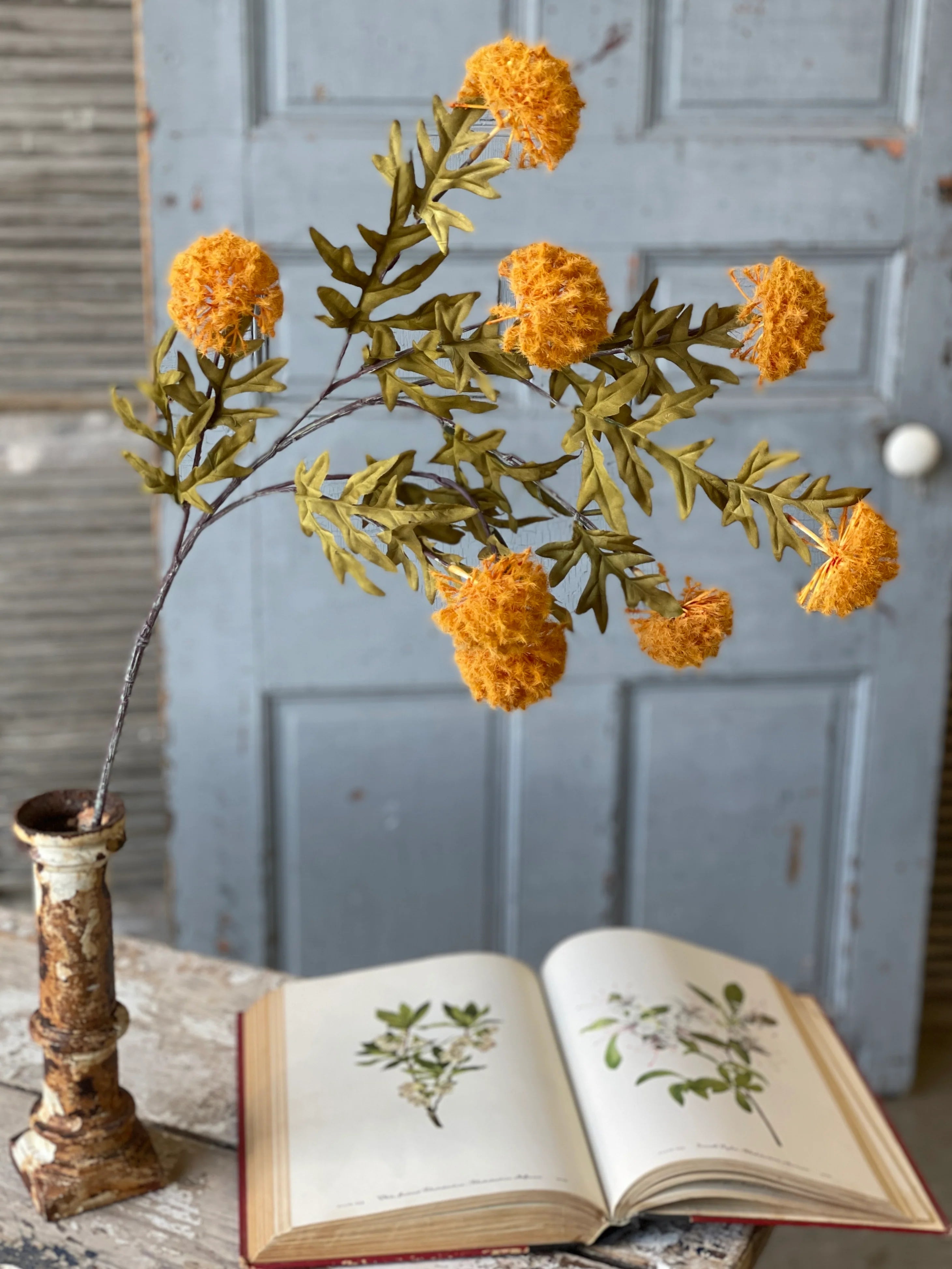 Autumn Aster Spray | 35" | Yellow