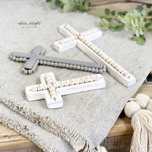 Beaded Wire Cross