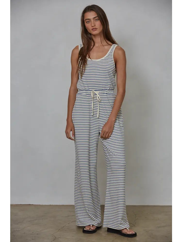 Stripe Jumpsuit
