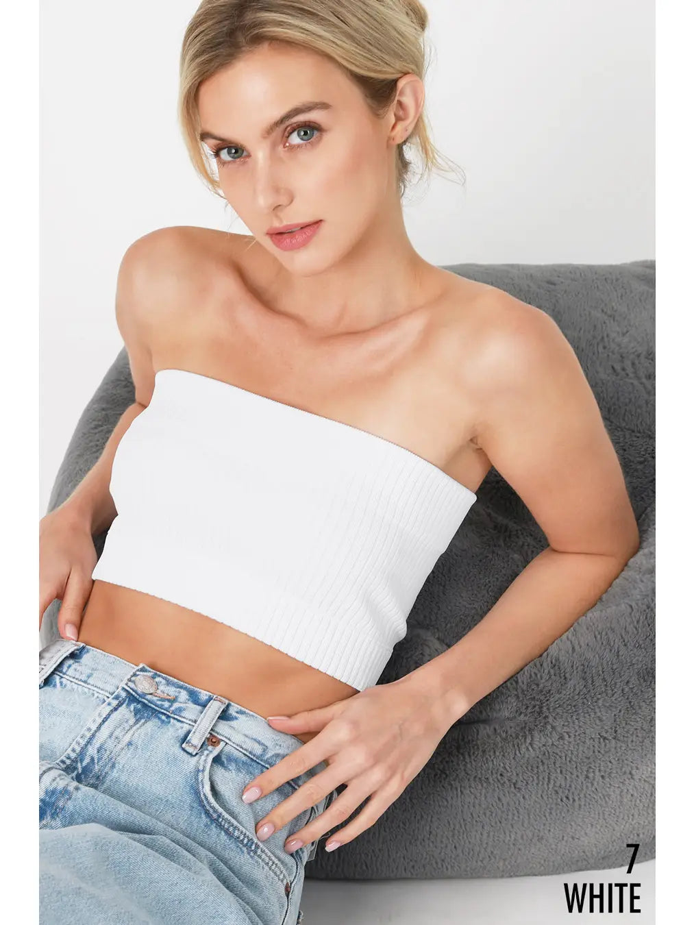 Wide Ribbed Tube Top