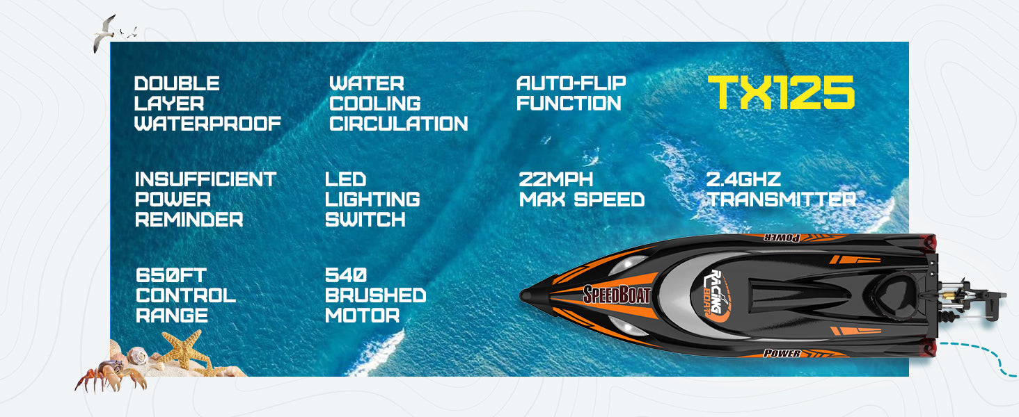 RC boats for kids 8-12