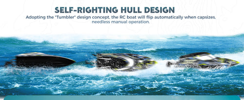 Self-righting hull design