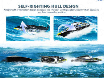 Self-righting hull design
