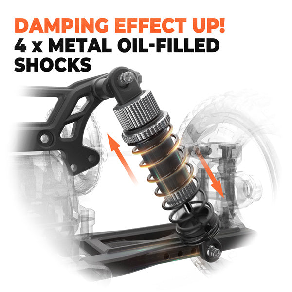 Four Set of Oil-Filled Ultra Shocks