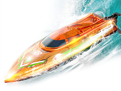 TX121 RC Boat for Beginner, Top Speed 32 KM/H