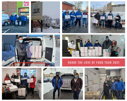 Love of Food Tour Collage