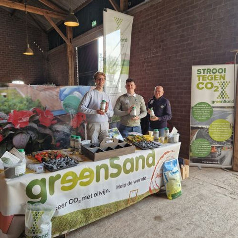 greenSand team at the Moestuinbeurs in Beesd