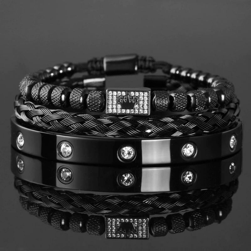 Elevate Your Style with Our Stainless Steel Bracelet Sets Collection