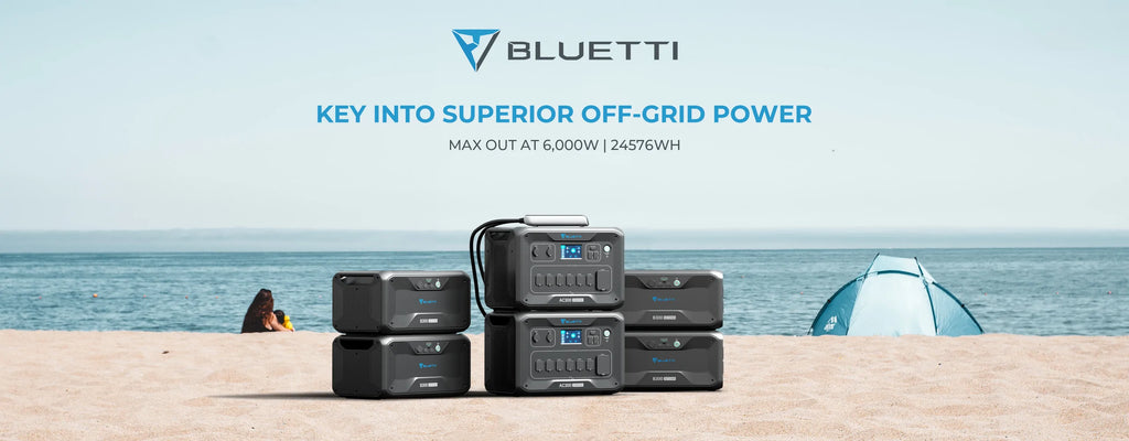 BLUETTI| 2*AC300 + 4*B300 12,288Wh + P030A USP Mode Home Battery Backup