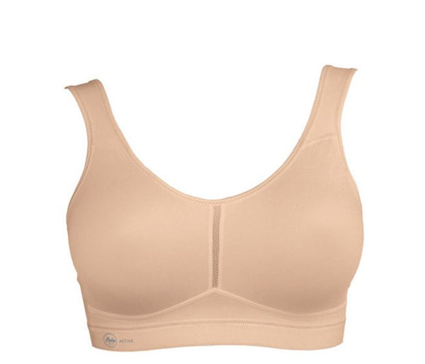 Active Front Close Sports Bra White 38E by Anita