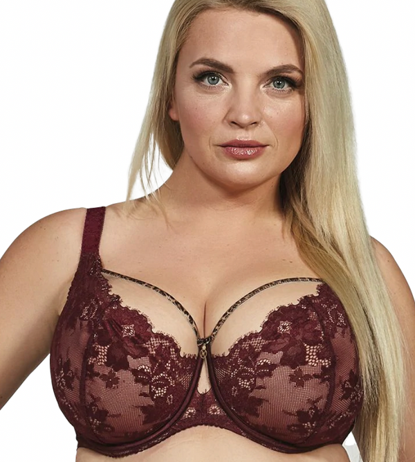 Kris Line Collection Black & Brown Letizia Brasemisoft Bra