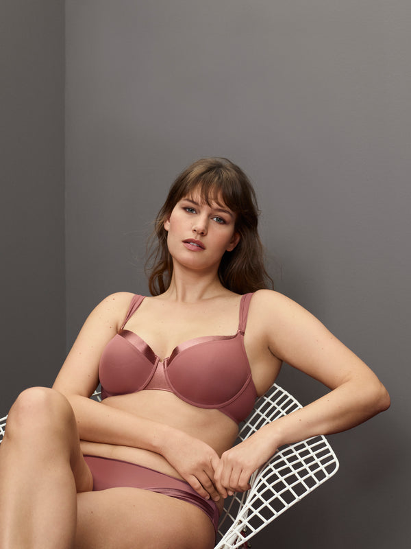 A soft bra with underwires