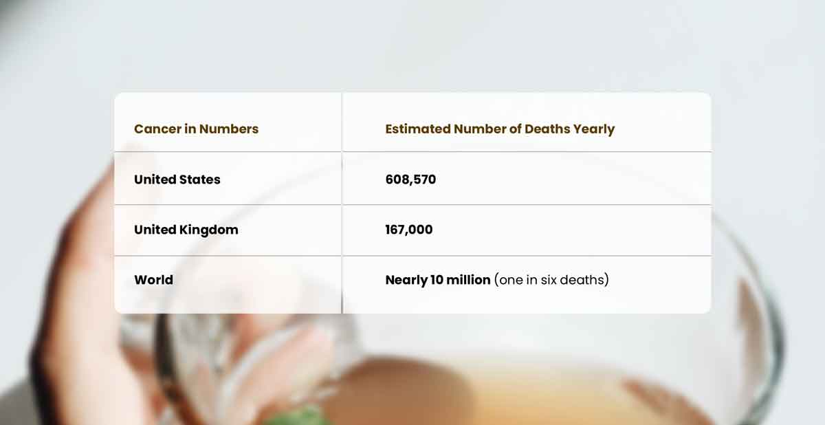 Table 2: Cancer Death Statistics Worldwide