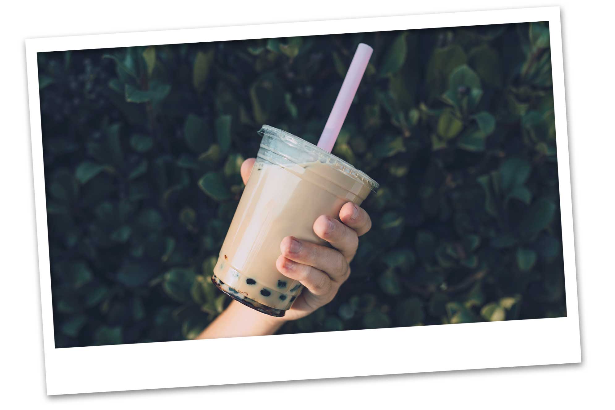 Lychee Bubble Milk Tea - Boba - My Vegan Minimalist