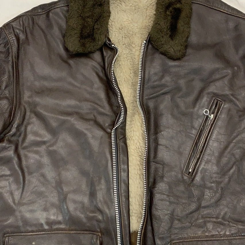 Vintage perfecto genuine steerhide leather jacket – The Era NYC