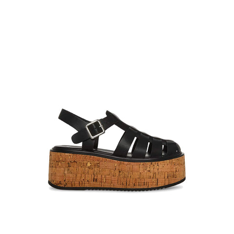 Bershka mid heel jelly sandal in black | ASOS