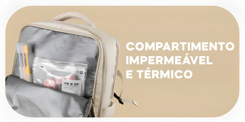 Mochila de Viagem Grande Feminina à Prova D'Água – TravelBag, Mochila de Viagem TravelDream, Mochila Feminina