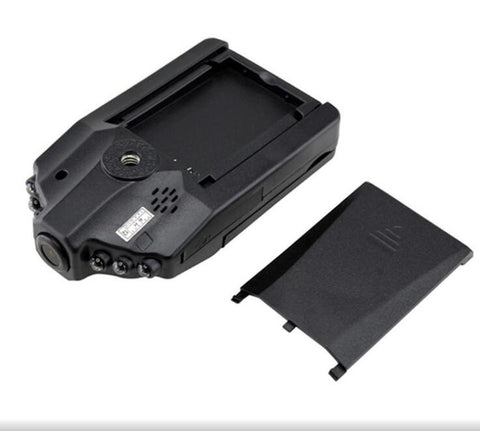 Style: No Battery - Portable 2.5 inch Car DVR 6 LED Night Vision Aircraft Head Vehicle Video Recorder Wide-angle Cycle Recording Car Detector JC10