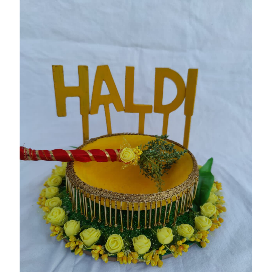 Haldi cake design with love cake| haldi ceremony | #shorts #cake #youtube -  YouTube