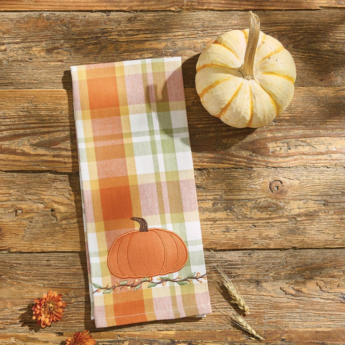 Set of TWO Swedish Dishcloths Fall Harvest Pumpkins & Gourds