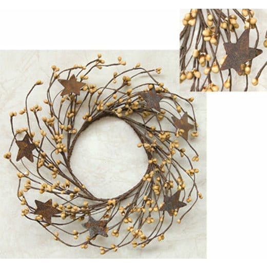 Pip Berry And Rusty Star Garland Fall Pip Berry Garland - Temu