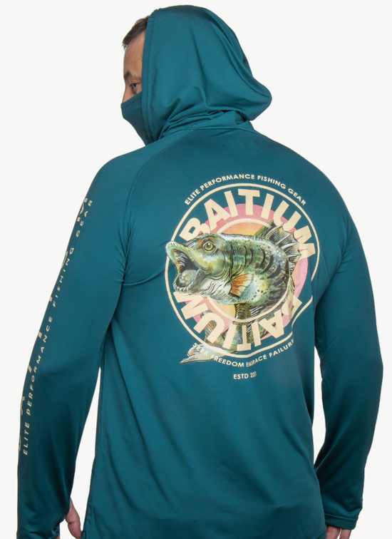 HOODED - Plain - No Logo - Fishing Shirts – All About The Bait