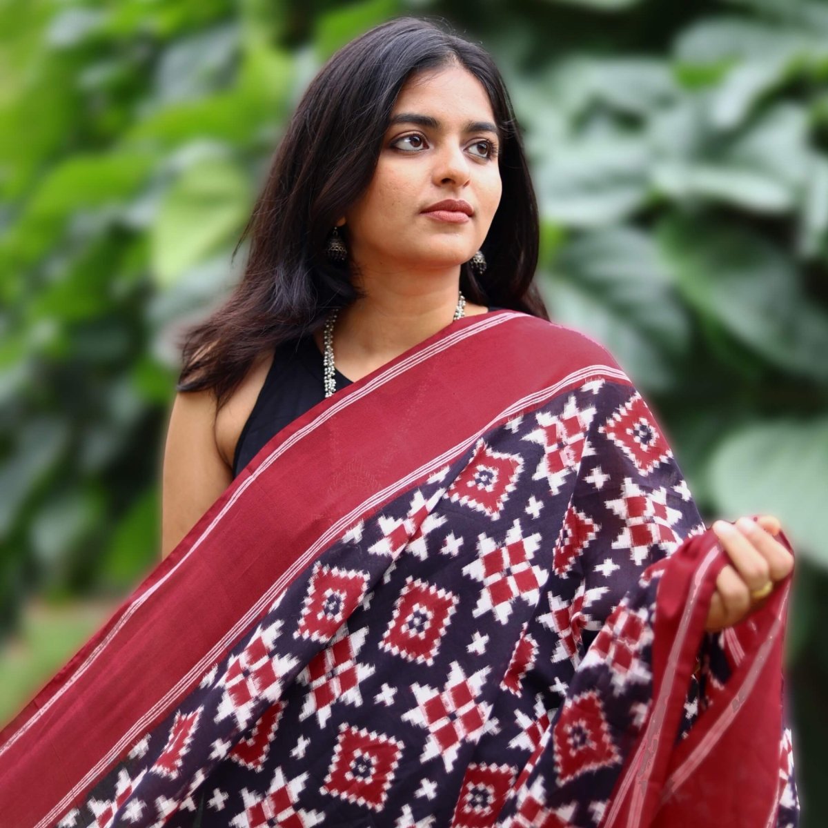 Cotton Unstitched Telia Rumal Saree, for Dry Cleaning, Anti-Wrinkle,  Shrink-Resistant, Occasion : Party Wear at Rs 5,500 / Piece in Nalgonda