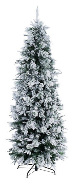 Albero di natale artificiale innevato 210 con luci LED basso consumo  energetico - Giardini di Maggio